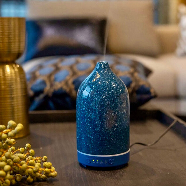 Diffuseur Huiles Essentielles Ultrasonique pour la Maison - Modèle Sense Bleu