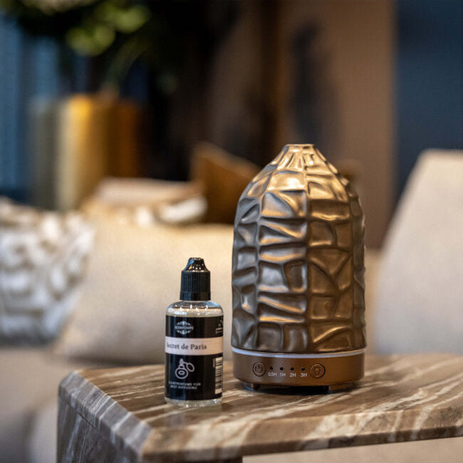 Diffuseur Huiles Essentielles Ultrasonique pour la Maison - Modèle Art Bronze
